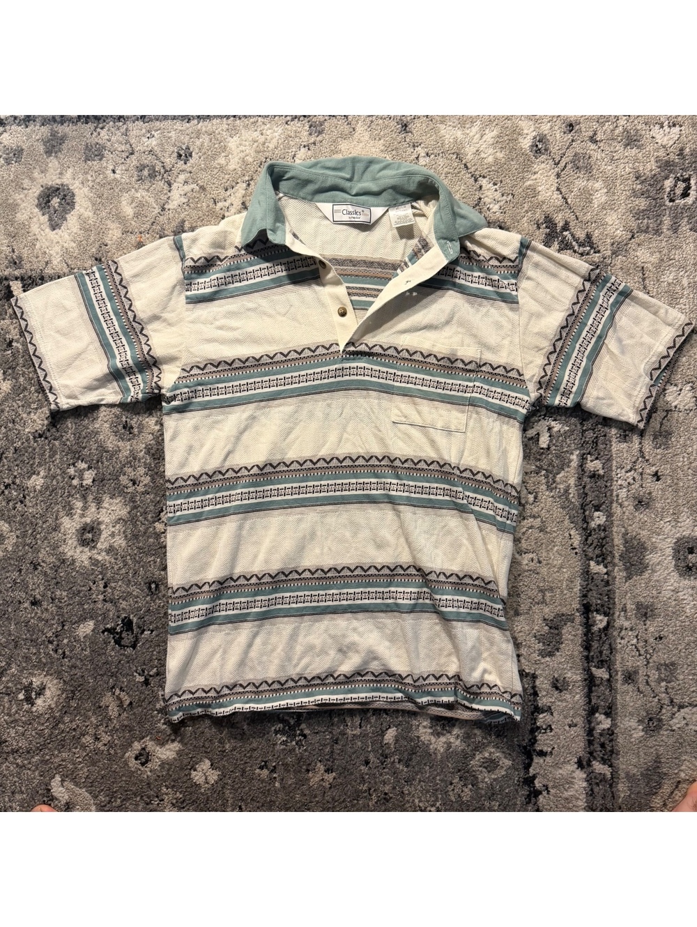 Aztec Polo Vintage Shirt